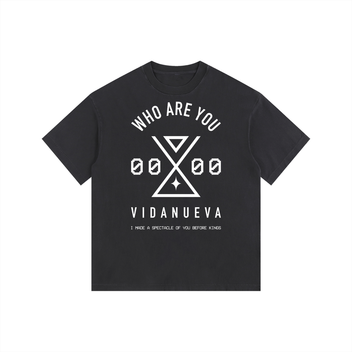 Vidanueva Spectacle Before Kings Vintage Washed Oversized Cotton T-Shirt