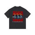 Vidanueva Broken Hearted Vintage Washed Oversized Cotton T-Shirt
