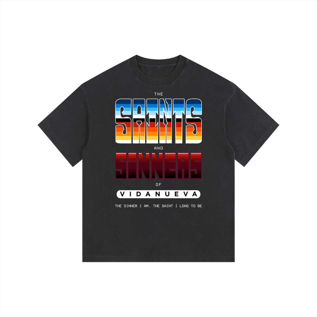 Vidanueva Saints & Sinners Vintage Washed Oversized Cotton T-Shirt