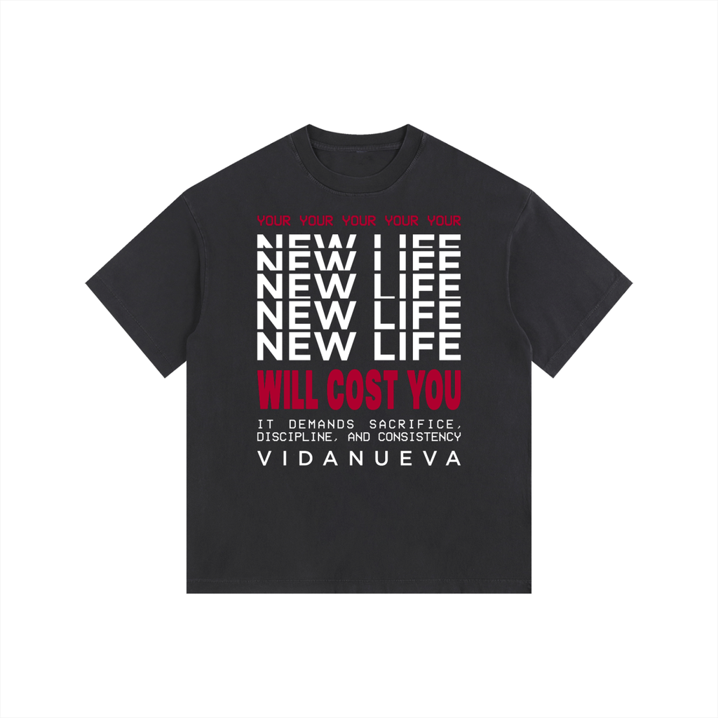 Vidanueva New Life Vintage Washed Oversized Cotton T-Shirt