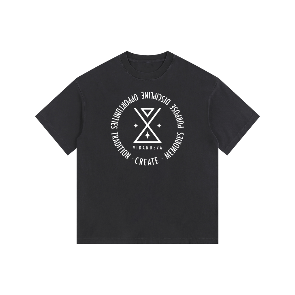 Vidanueva Create Vintage Washed Oversized Cotton T-Shirt